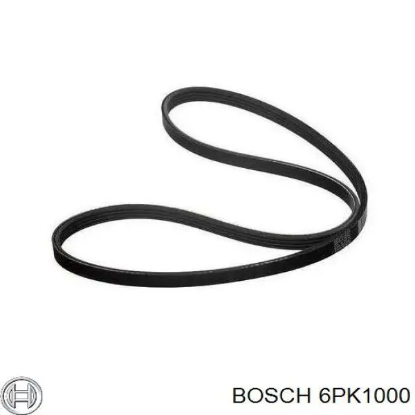 Ремінь приводний, агрегатів 6PK1000 Bosch