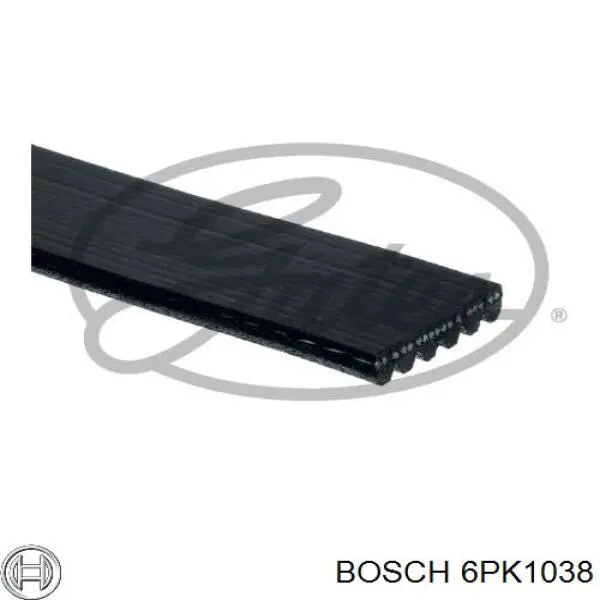 6PK1038 Bosch ремінь приводний, агрегатів