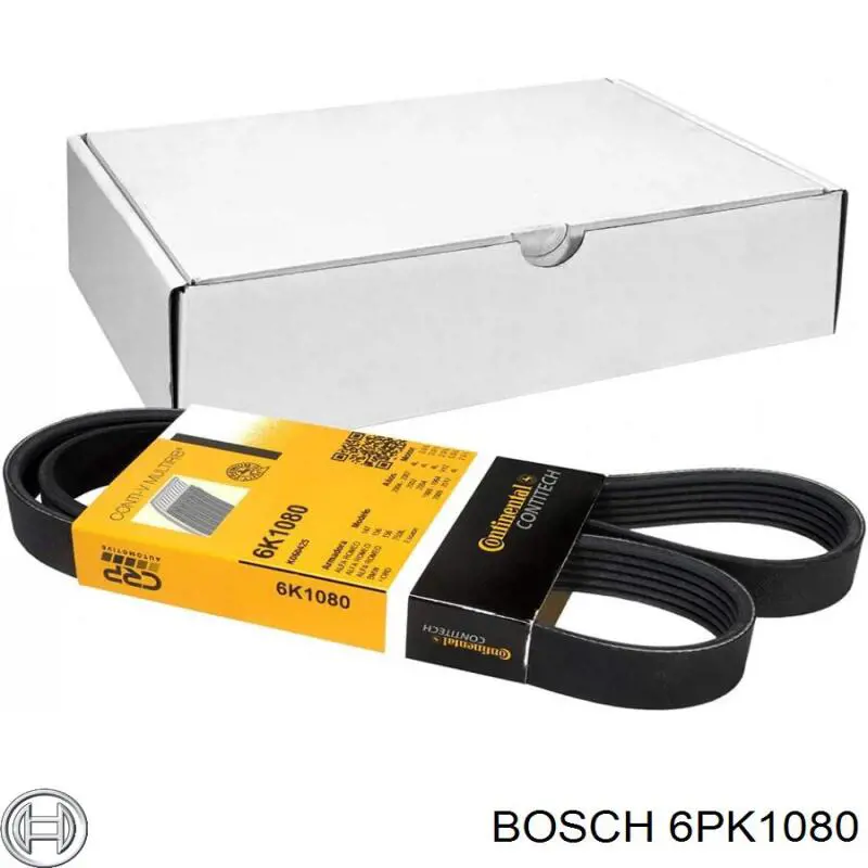 6PK1080 Bosch Поліклиновий ремінь