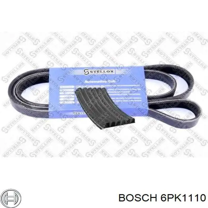 Клиновий ремінь Bosch 6PK1110 ціна, від 11.31 USD