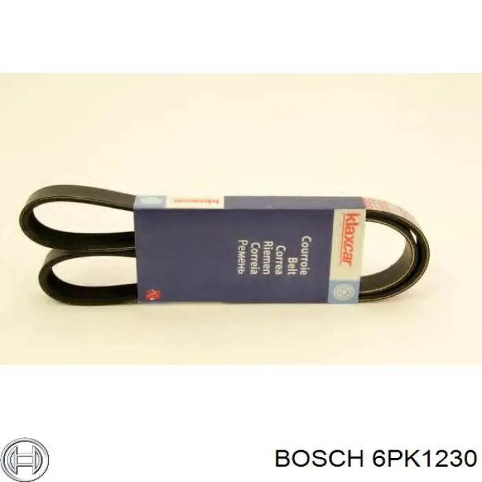 Ремінь генератора 6PK1230 Bosch