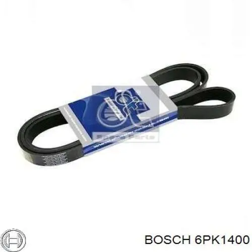 Клиновий ремінь Bosch 6PK1400 ціна, від 12.16 USD