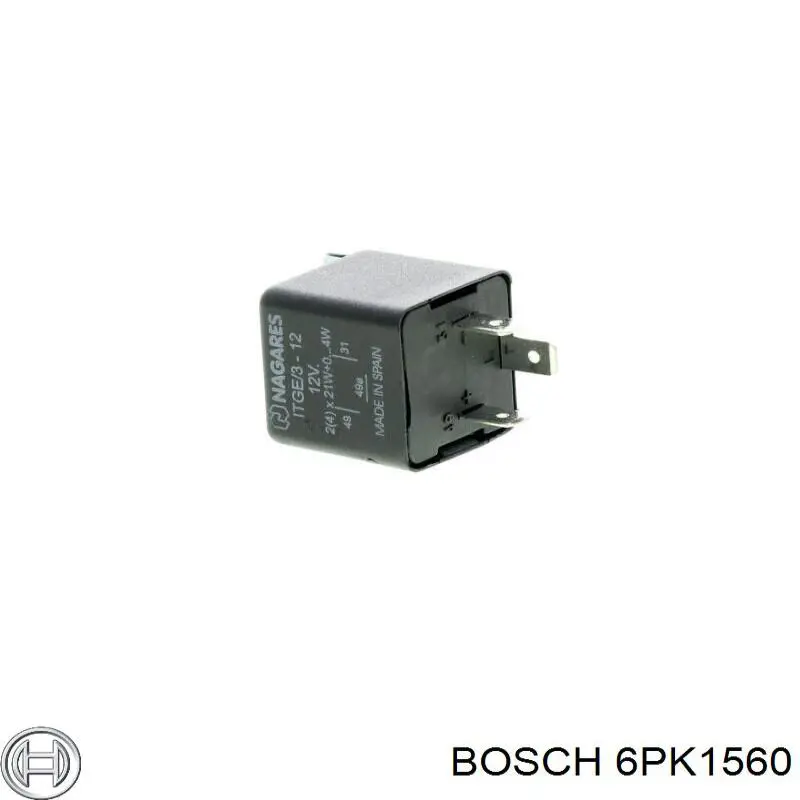 Ремінь генератора 6PK1560 Bosch