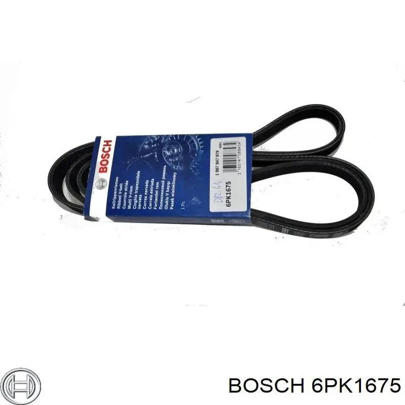 6PK1675 Bosch ремінь приводний, агрегатів