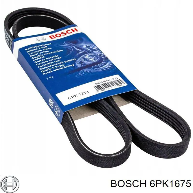 6PK1675 Bosch Поліклиновий ремінь