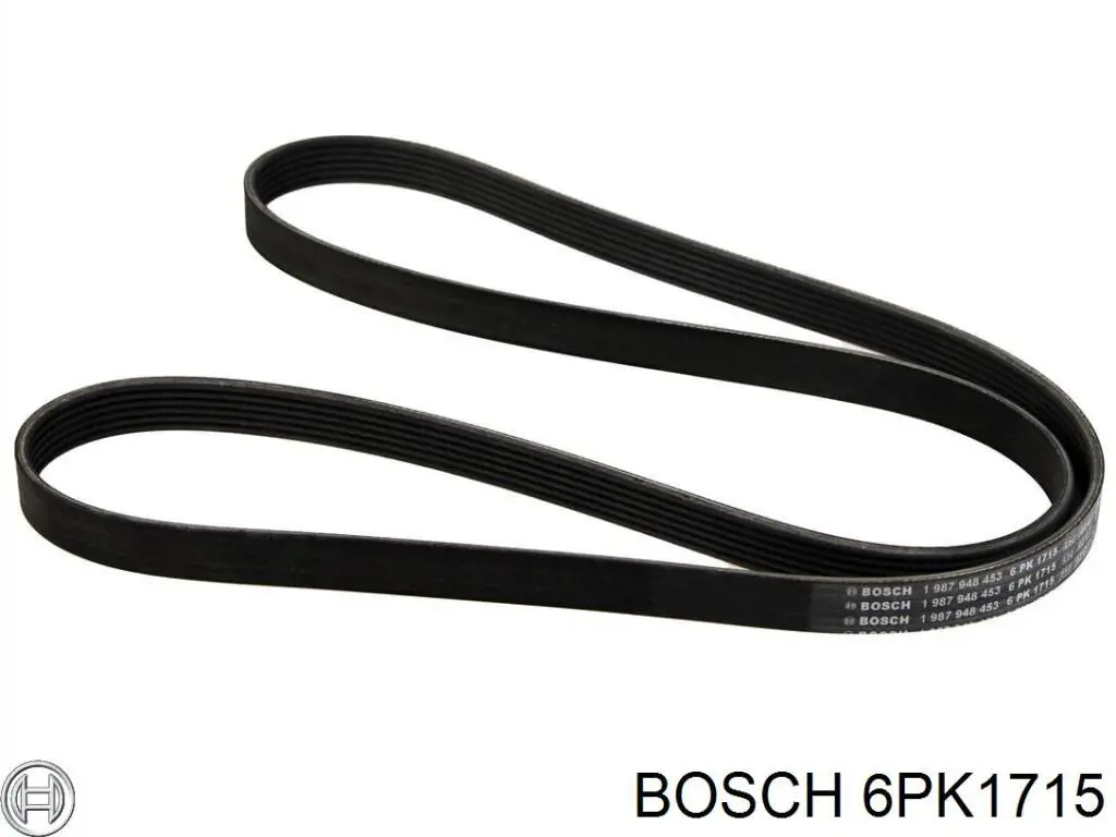 6PK1715 Bosch ремінь приводний, агрегатів