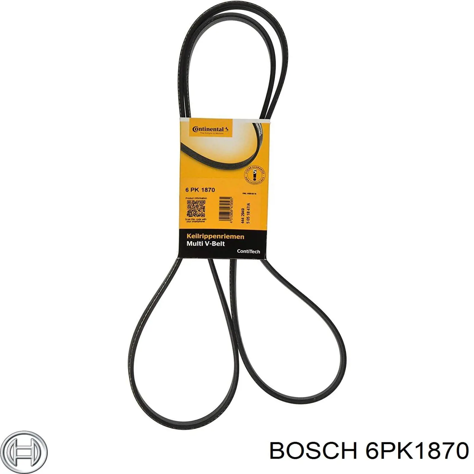 6PK1870 Bosch Поліклиновий ремінь
