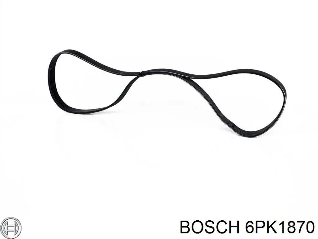 Купити 6PK1870 Bosch Ремінь генератора