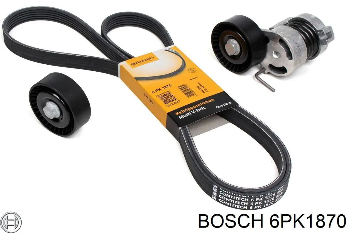 Ремінь генератора 6PK1870 Bosch