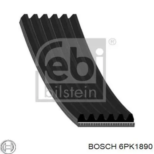 Клиновий ремінь Bosch 6PK1890 ціна, від 15.85 USD