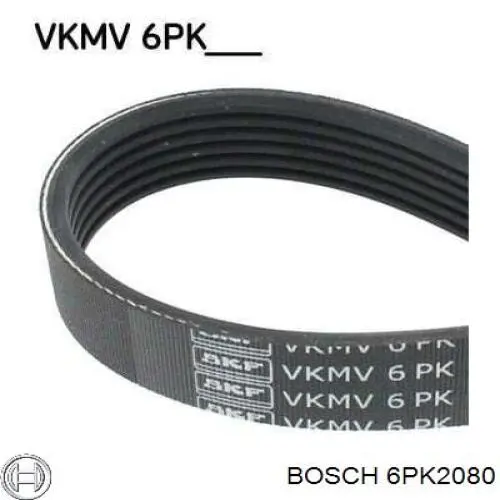 Ремінь генератора 6PK2080 Bosch