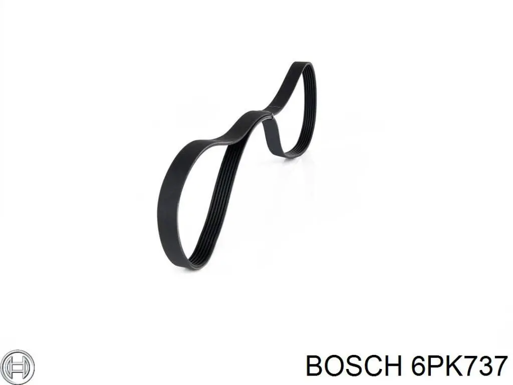 6PK737 Bosch ремінь приводний, агрегатів