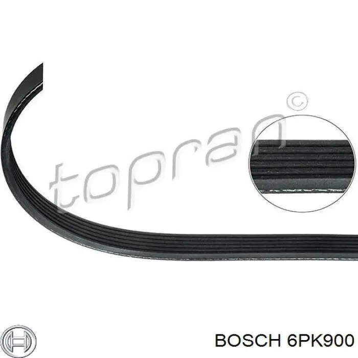 Ремінь кондиціонера Bosch 6PK900