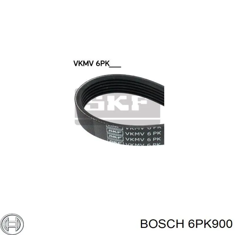 Ремінь генератора 6PK900 Bosch