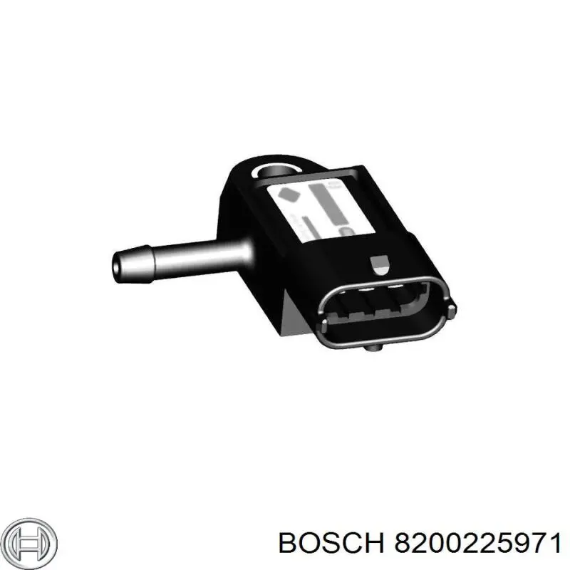 Датчик тиску наддуву (датчик нагнітання повітря в турбіну) Bosch 8200225971 ціна, від 18.04 USD