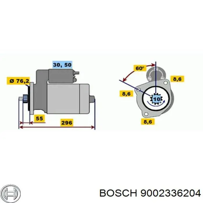 Бендикс Bosch 9002336204 ціна, від 9.80 USD