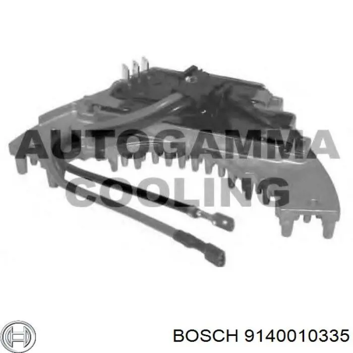 9140010335 Bosch Регулятор оборотів пічки
