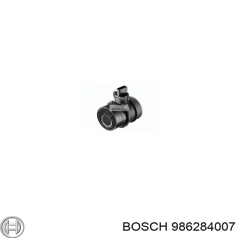 986284007 Bosch датчик потоку (витрати повітря, витратомір MAF - (Mass Airflow))
