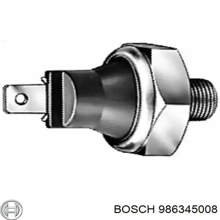 986345008 Bosch Датчик показника тиску масла