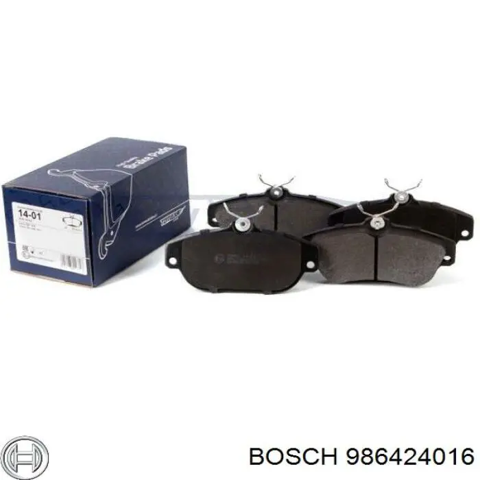 986424016 Bosch колодки гальмівні передні, дискові