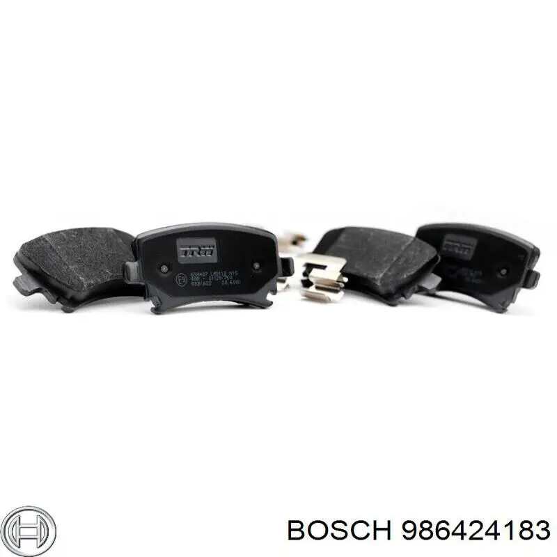 Гальмівні колодки Bosch 986424183 ціна, від 24.57 USD