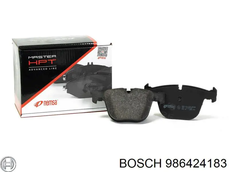 986424183 Bosch колодки гальмівні передні, дискові