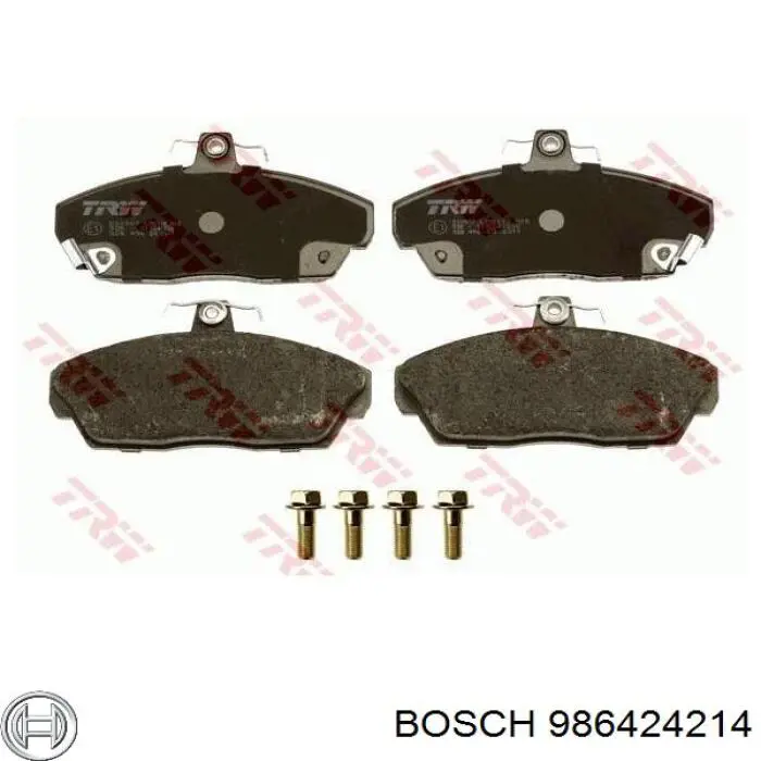 986424214 Bosch Передні гальмівні колодки