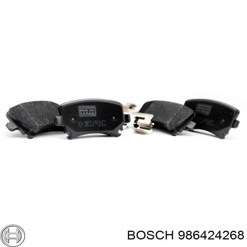 Купити 986424268 Bosch Колодки гальмівні передні, дискові