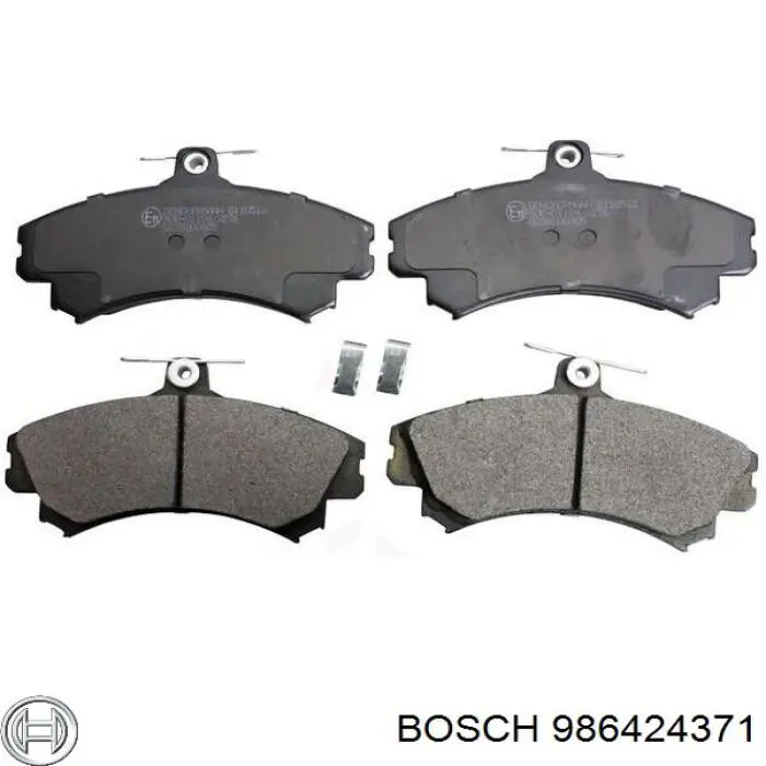 986424371 Bosch колодки гальмівні передні, дискові