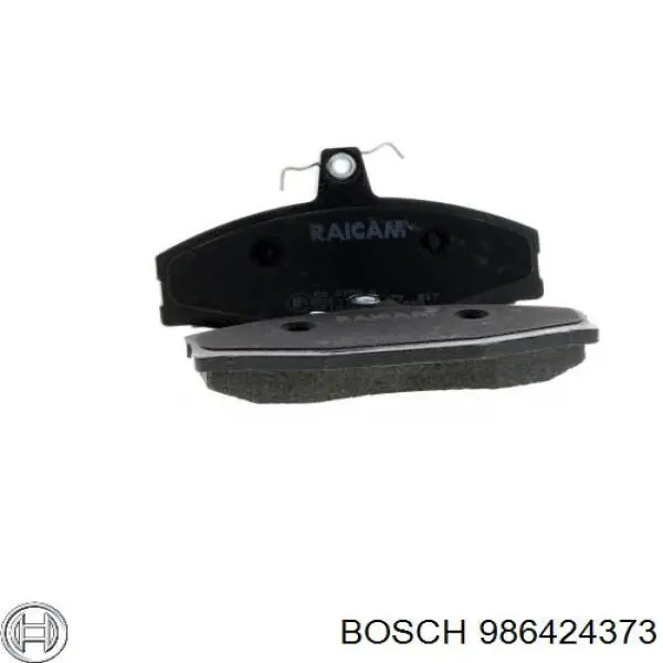 Купити 986424373 Bosch Колодки гальмівні передні, дискові