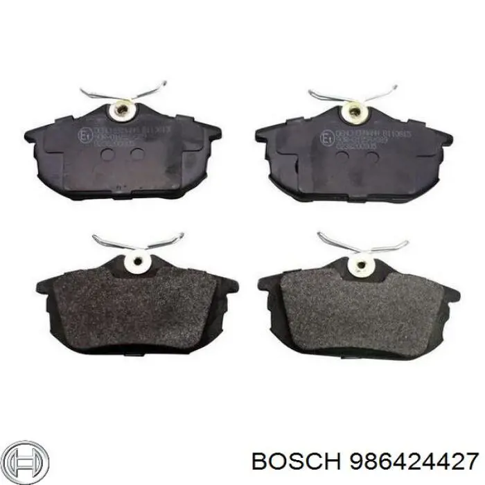 Купити 986424427 Bosch Задні колодки