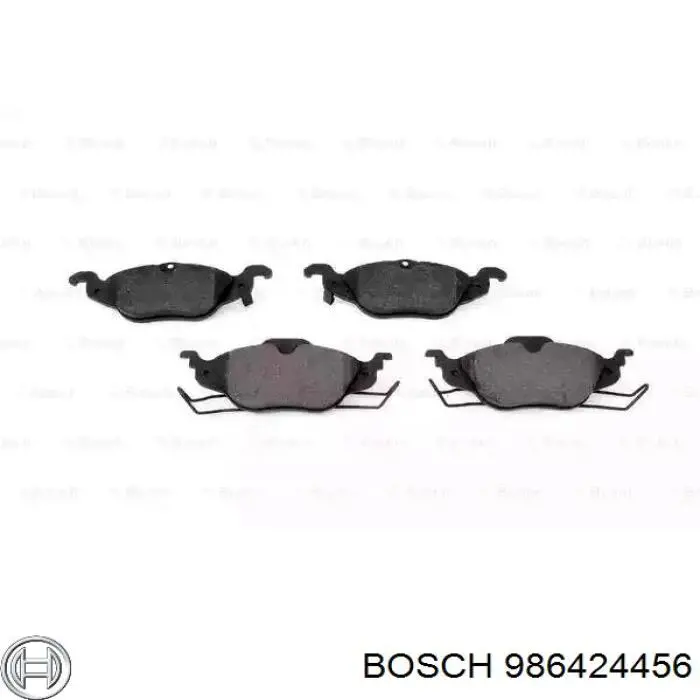 Купити 986424456 Bosch Колодки гальмівні передні, дискові