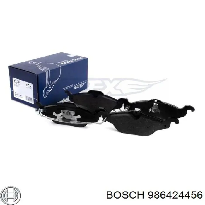 Гальмівні колодки Bosch 986424456 ціна, від 22.43 USD