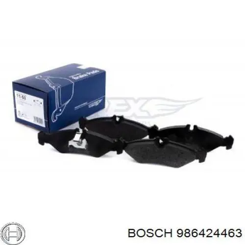 986424463 Bosch Колодки гальмівні задні, дискові