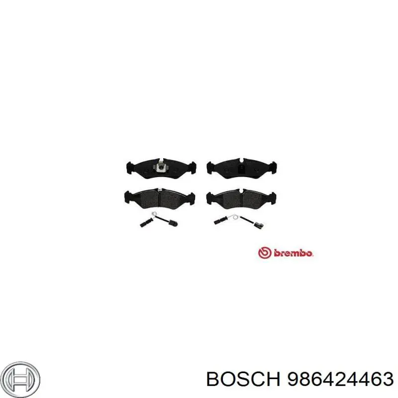 Купити 986424463 Bosch Задні колодки
