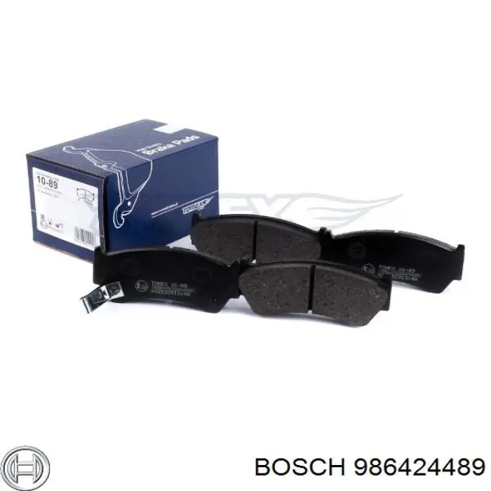 986424489 Bosch колодки гальмівні передні, дискові