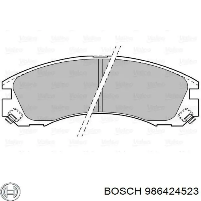 Гальмівні колодки Bosch 986424523 ціна, від 24.05 USD