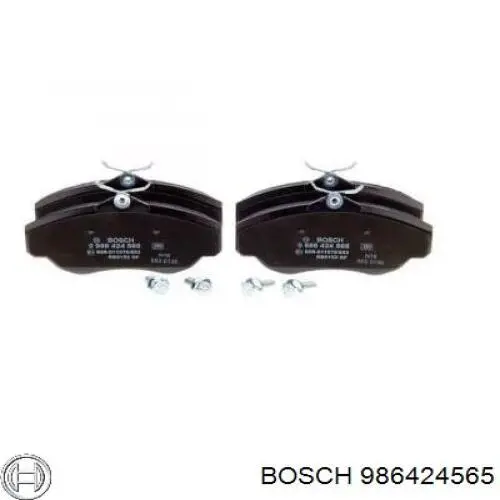 986424565 Bosch колодки гальмівні передні, дискові