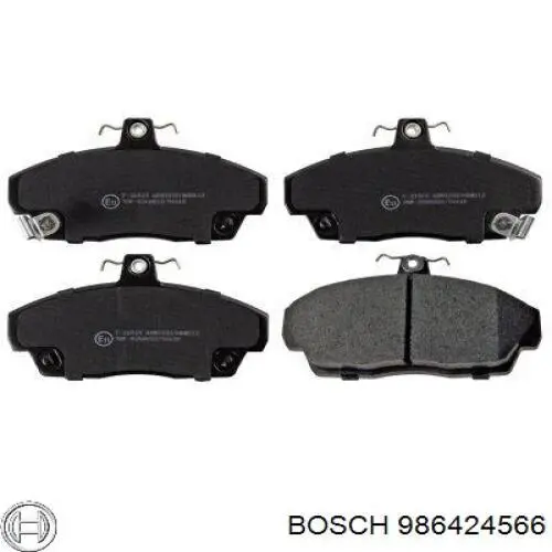 986424566 Bosch колодки гальмівні передні, дискові