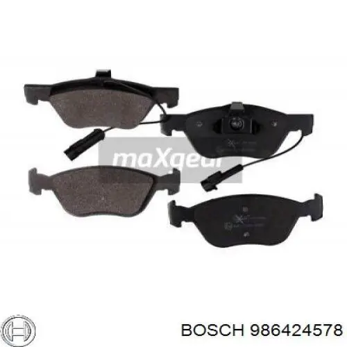 Гальмівні колодки Bosch 986424578 ціна, від 33.75 USD