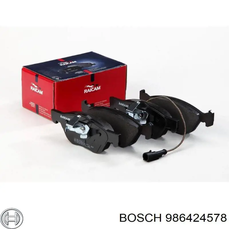 986424578 Bosch Передні гальмівні колодки