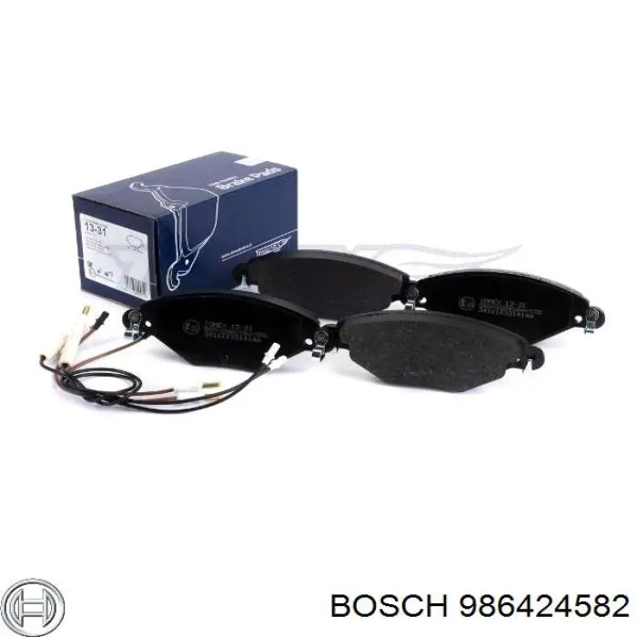 Гальмівні колодки Bosch 986424582 ціна, від 26.09 USD