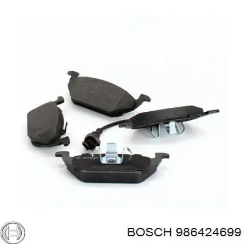 Задні гальмівні колодки Bosch 986424699 ціна, від 30.44 USD