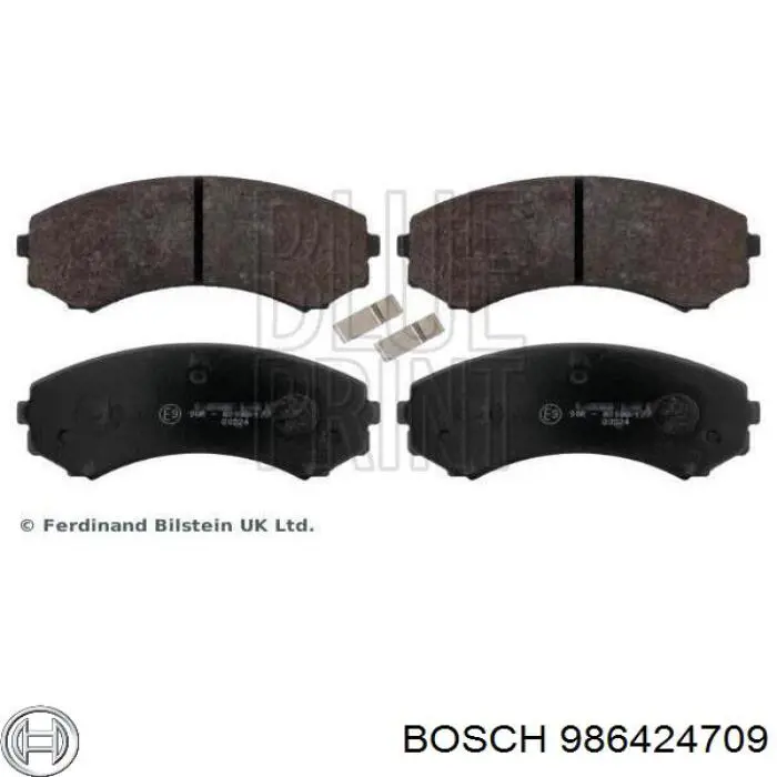 986424709 Bosch Передні гальмівні колодки