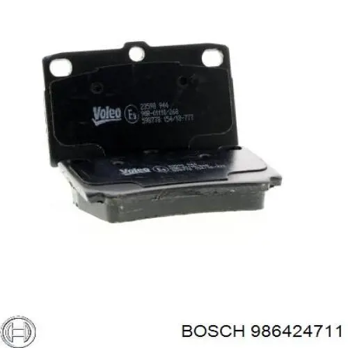 Купити 986424711 Bosch Задні колодки