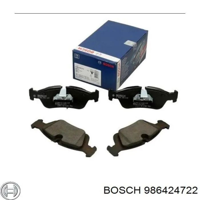 986424722 Bosch колодки гальмівні передні, дискові