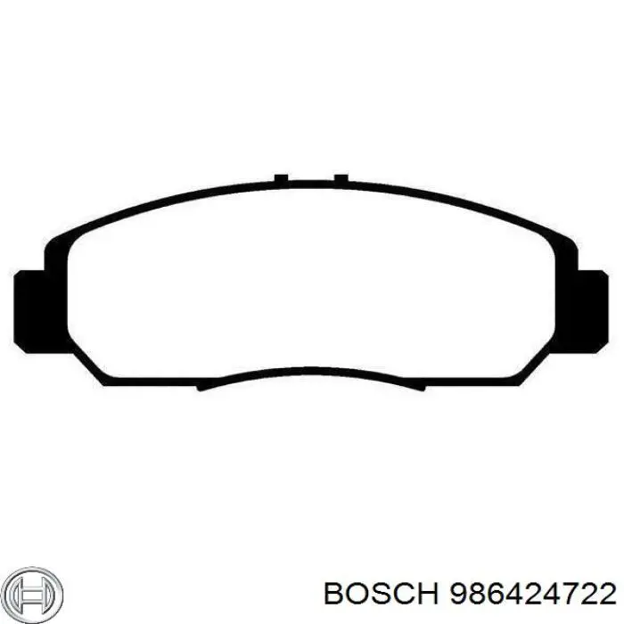 Гальмівні колодки Bosch 986424722 ціна, від 27.84 USD