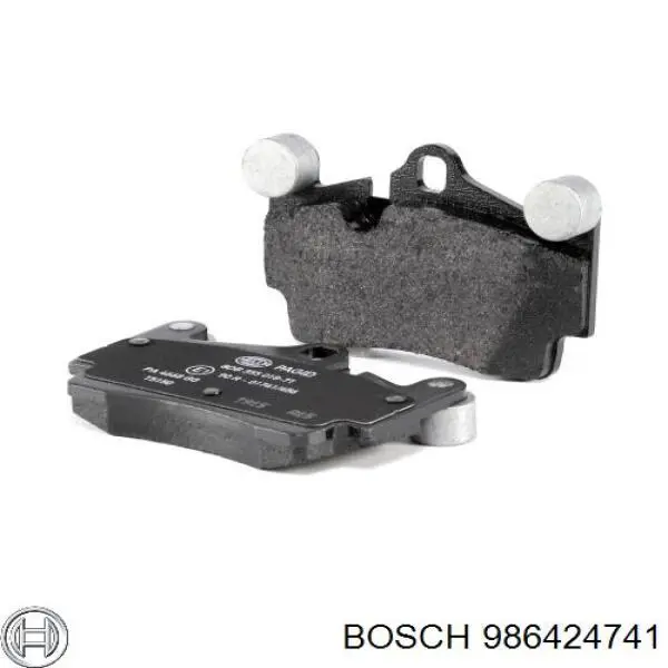 Задні гальмівні колодки Bosch 986424741 ціна, від 31.64 USD