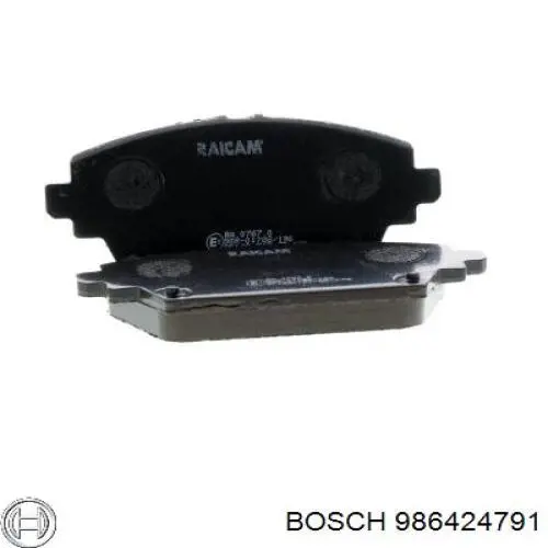 Гальмівні колодки Bosch 986424791 ціна, від 19.99 USD