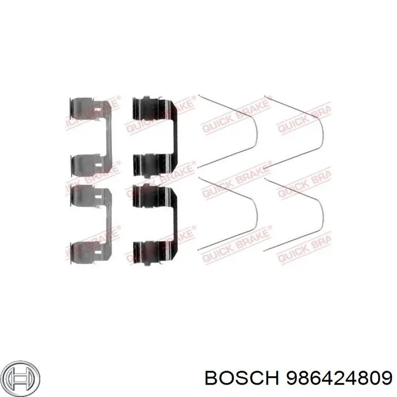 986424809 Bosch колодки гальмівні передні, дискові